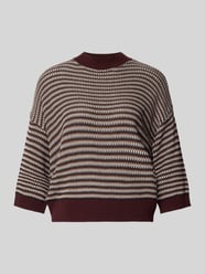 Pullover mit Mock Neck Modell 'Peipina' von OPUS Bordeaux - 3