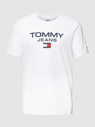 T-Shirt mit Label-Print von Tommy Jeans Weiß - 32