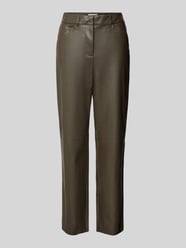 Straight Leg Hose in Leder-Optik von Christian Berg Woman - 21