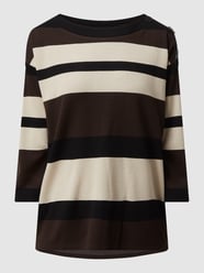 Shirt mit Blockstreifen  von Betty Barclay Schwarz - 1