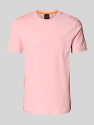 T-Shirt mit Label-Badge Modell 'Tales' von BOSS Orange Pink - 12