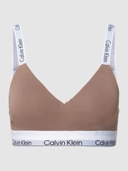 Bralette mit Label-Details von Calvin Klein Underwear Beige - 5