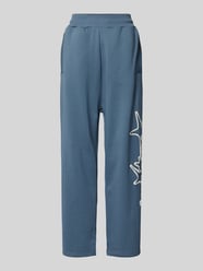 Sweatpants mit elastischem Bund Modell 'Starlight' von Low Lights Studios Blau - 4