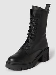 Schnürboots mit hohem Absatz Modell 'DEGNA' von Cinque Schwarz - 7