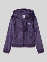 Bluza rozpinana o kroju regular fit z wyhaftowanym logo od adidas Originals - 11