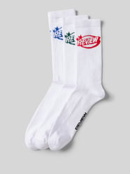 Socken mit Label-Detail im 3er-Pack von REVIEW Weiß - 30