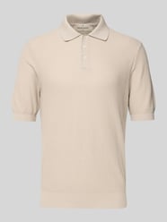 Regular Fit Poloshirt mit Strukturmuster von GRAN SASSO Beige - 2