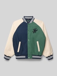 Kurtka bomber w bloku kolorów w kroju regular fit od Tommy Hilfiger Teens - 10
