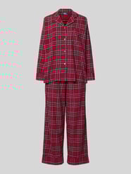 Pyjama met labelstitching, model 'Cozy Flannel' van Polo Ralph Lauren - 17
