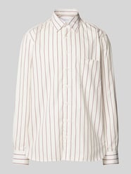Koszula casualowa o kroju regular fit z kieszenią na piersi model ‘Will’ od Baldessarini Bordowy - 42