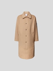 Oversized Wollmantel mit Label-Patch von Ami Paris X Puma Beige - 5
