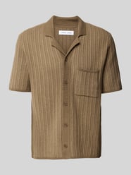 Relaxed fit vrijetijdsoverhemd met structuurmotief, model 'SARHYS' van Samsøe Samsøe - 26