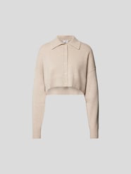 Cropped Strickjacke mit Knopfleiste von Filippa K Braun - 47