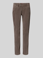 Corduroy broek in 5-pocketmodel met knoopsluiting, model 'MALIBU' van Buena Vista Beige - 48