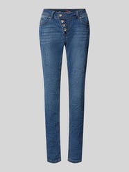 Slim Fit Jeans in Crincle-Optik Modell 'Malibu' von Buena Vista - 28