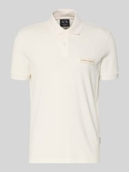 koszulka polo o kroju regular fit z detalem z logo od Armani Exchange - 39