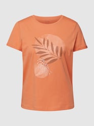 T-Shirt mit floralem Print von Tom Tailor Orange - 25