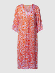 Tunikakleid aus Viskose mit Allover-Print von Smith and Soul Lila - 26