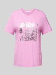 T-Shirt mit Motiv-Print von s.Oliver RED LABEL Rosa - 41