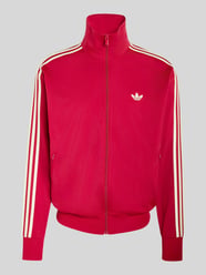 Regular Fit Sweatjacke mit Logo-Stitching Modell 'FIREBIRD TT' von adidas Originals Bordeaux - 5