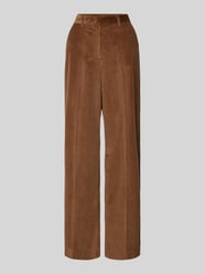 Straight Fit Cordhose aus reiner Baumwolle mit seitlichen Eingrifftaschen Modell 'TANIA' von Weekend Max Mara Braun - 22