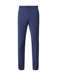 Pantalon met persplooien  van Bertoni Blauw / turquoise - 5