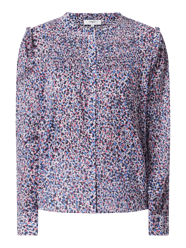 Bluse mit Allover-Muster Modell 'Livana' von SUNCOO PARIS Lila - 10