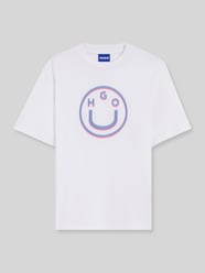 Regular Fit T-Shirt aus reiner Baumwolle Modell 'NERPIENT' von HUGO Blue - 13