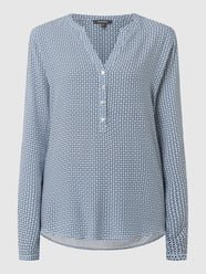 Blusenshirt mit Allover-Muster  von Montego Blau - 26