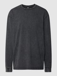 Longsleeve mit Rundhalsausschnitt Modell 'Heavy Boxy' von URBAN CLASSICS Schwarz - 45