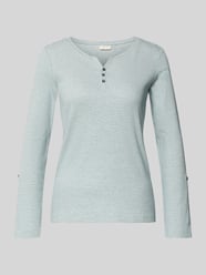 Regular Fit Langarmshirt aus Baumwoll-Mix von Tom Tailor - 38