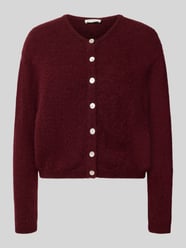 Kardigan o kroju relaxed fit z mieszanki wełny i alpaki model 'VITOW' od American Vintage - 14