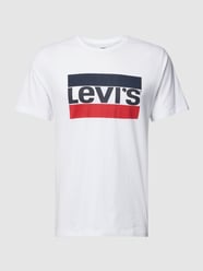 T-Shirt mit Label-Print von Levi's® Weiß - 1