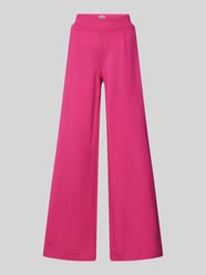 Wide Leg Stoffhose mit Bundfalten Modell 'KATE' von ICHI Pink - 4