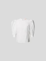 Bluse mit Schnürung von Custommade Weiß - 42