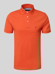 Koszulka polo o kroju slim fit z mieszanki bawełny i elastanu od Tommy Hilfiger - 36