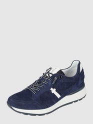 Sneakers van leer, model 'Dubai' van Bagatt Blauw / turquoise - 21