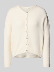 Regular fit gebreid jack van een mix van alpaca en linnen, model 'VITOW' van American Vintage - 27