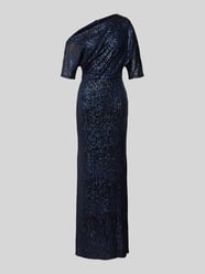 Abendkleid mit Pailletten von Swing Blau - 42