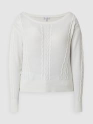 Cropped Pullover mit Kamelhaar  von Guess Weiß - 16