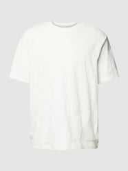 T-Shirt mit Strukturmuster von ARMANI EXCHANGE Beige - 36