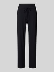 Straight Fit Stoffhose mit Strukturmuster Modell 'CANDICE' von Raffaello Rossi - 1