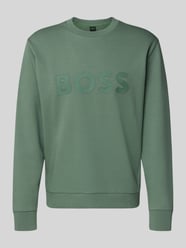 Regular fit sweatshirt van katoenmix, model 'SALBO' van BOSS Green - 38