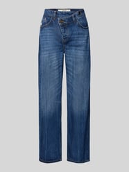 Cross Fit Jeans mit asymmetrischem Verschluss Modell 'C7' von Goldgarn Blau - 2