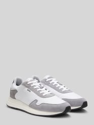 Sneaker mit echtem Veloursleder und Label-Schriftzug von BOSS - 18