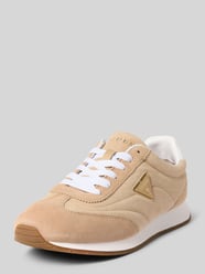 Sneakers met labeldetail, model 'JOGGIN2' van Guess Beige - 22