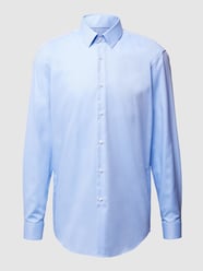 Slim Fit Business-Hemd aus Baumwolle Modell 'Isko' von BOSS Blau - 38