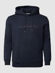 PLUS SIZE Hoodie  mit Kapuze Modell 'STAR' von Jack & Jones Plus Blau - 2