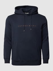 PLUS SIZE hoodie met capuchon, model 'STAR' van Jack & Jones Plus - 14