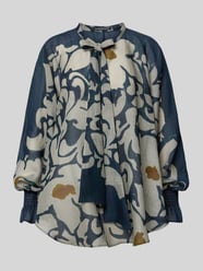 Blouse met strik en volantmouwen van Luisa Cerano - 28